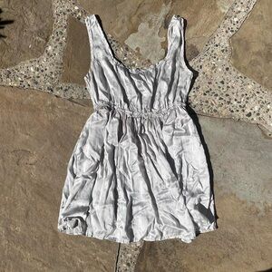 Silver Mini Dress